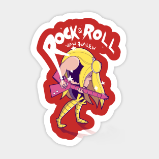 Rock and roll baby! Sticker